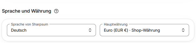 Sprache wählen