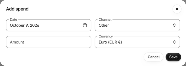 Type in other channels