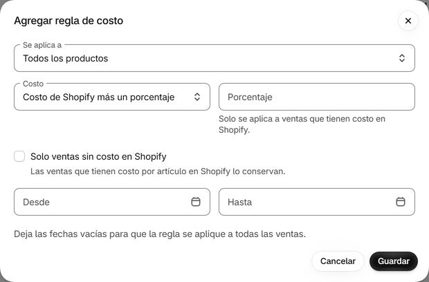 Cubre muchos productos con una regla
