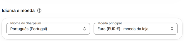 Escolha o seu idioma