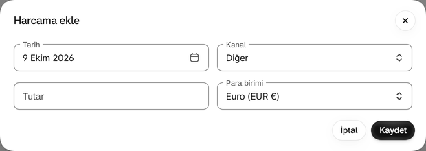 Diğer kanalları elle girin